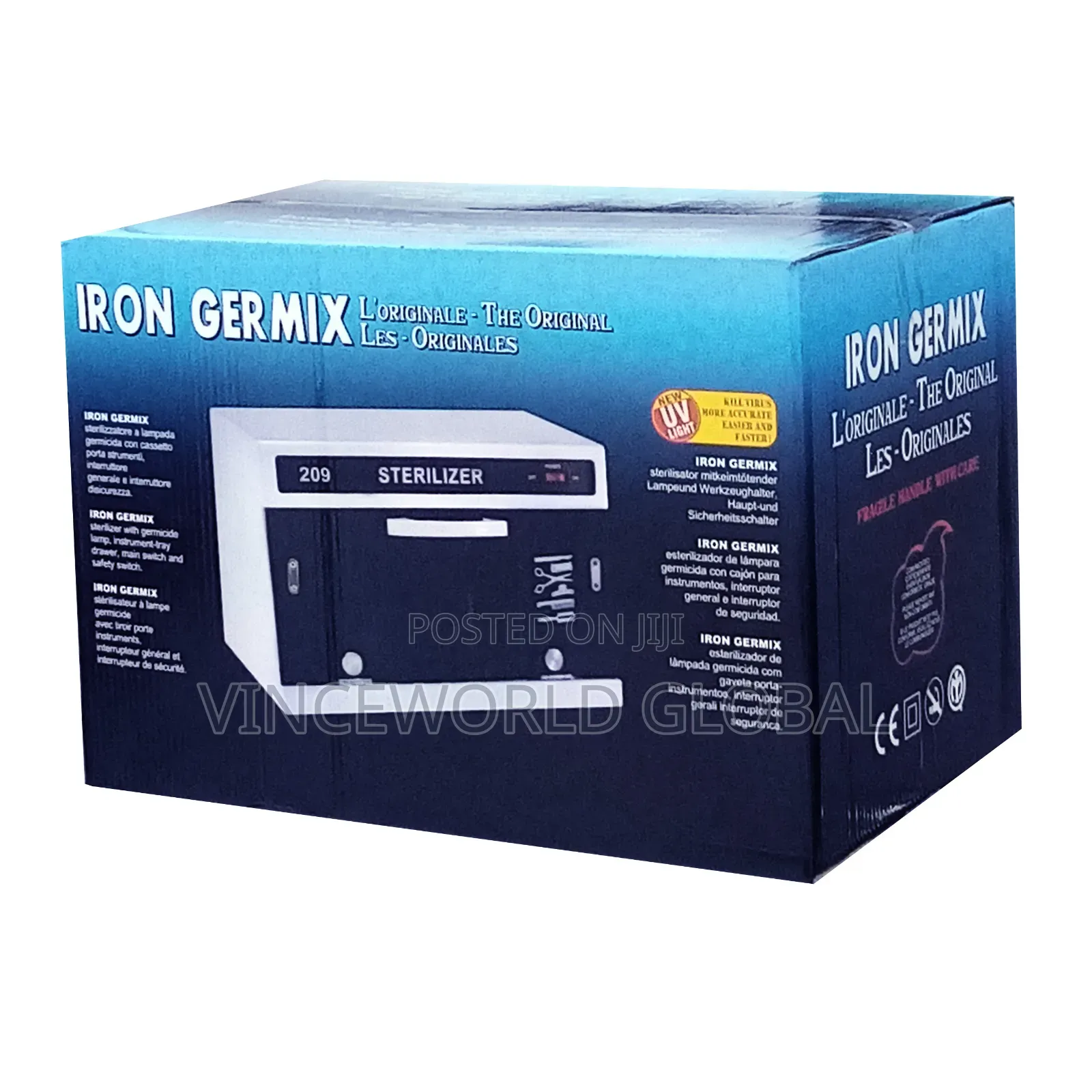 Iron Germix Salon Clipper Sterilizing Machine