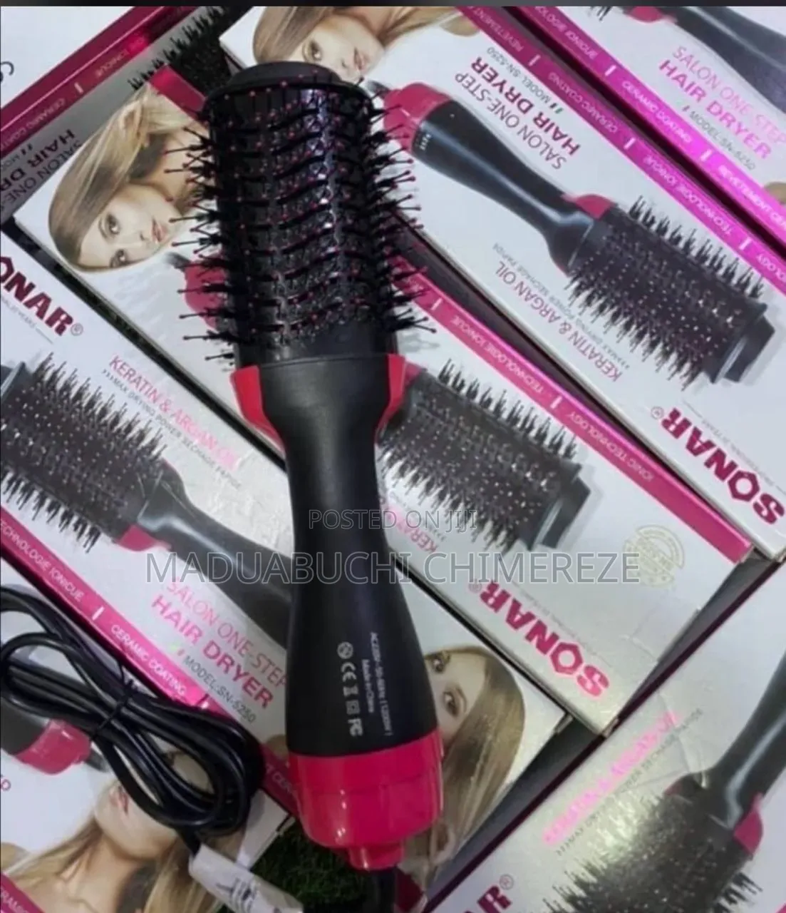 Sonar One-step Hot Air Brush Hair Straightener Volumizer