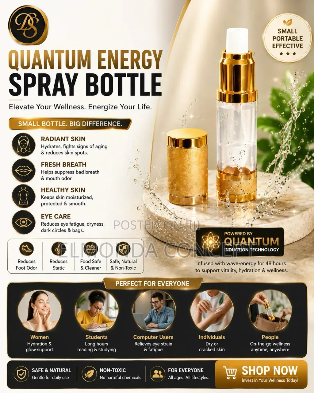 Quantum Energy Sprsy Bottle
