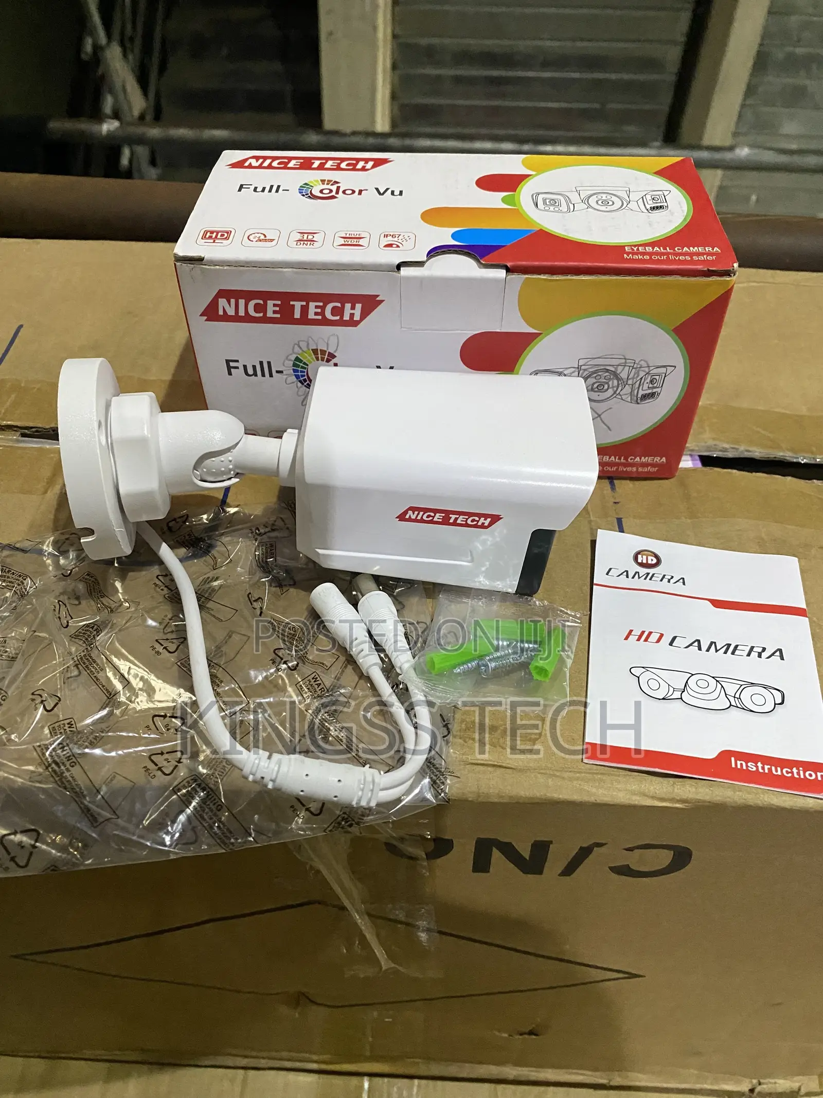Color-Vu Eye Ball Security Camera (Outdoor )