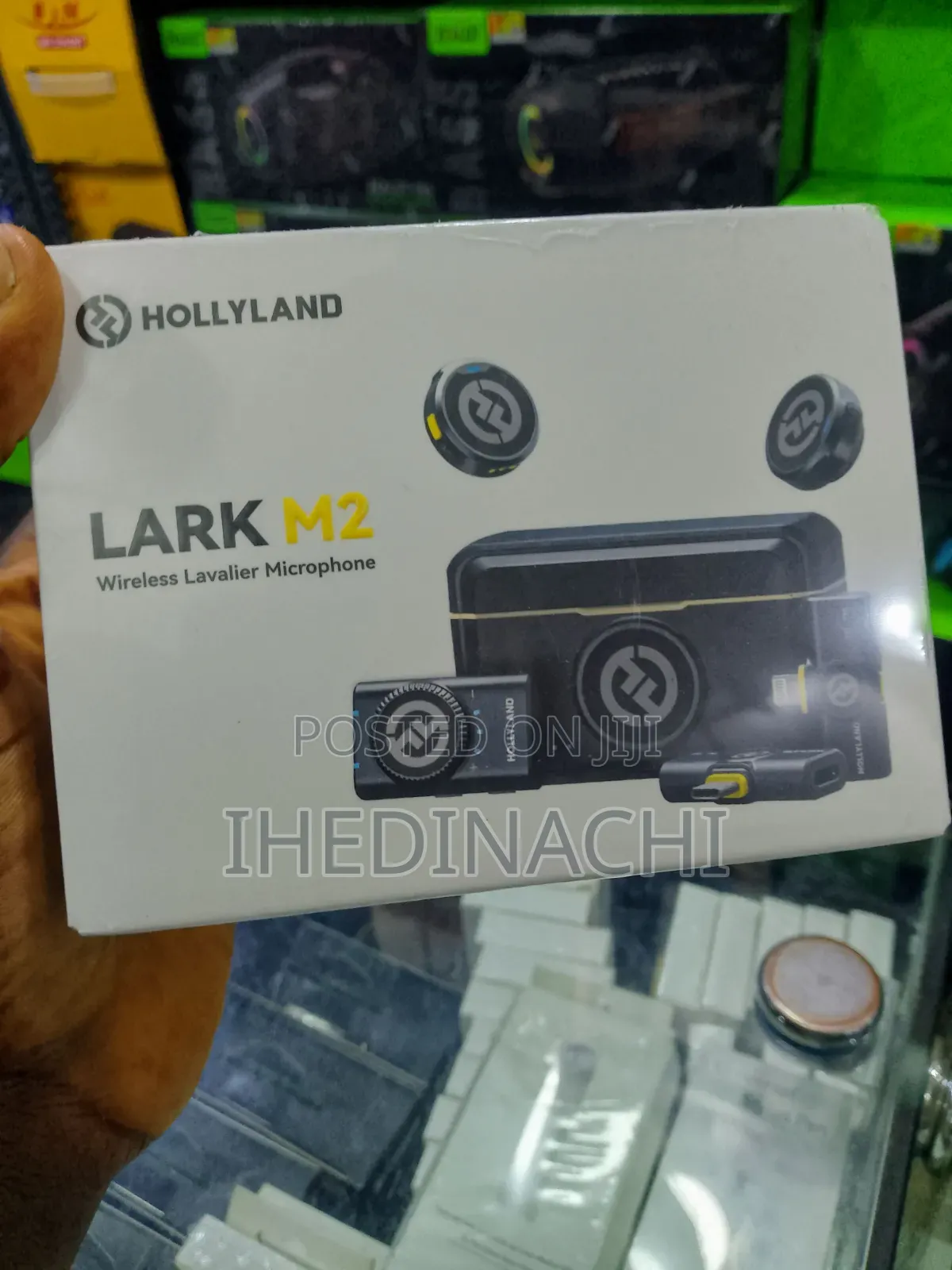 Hollyland Lark M2 Wireless Lavalier Microphone for Camera Phones