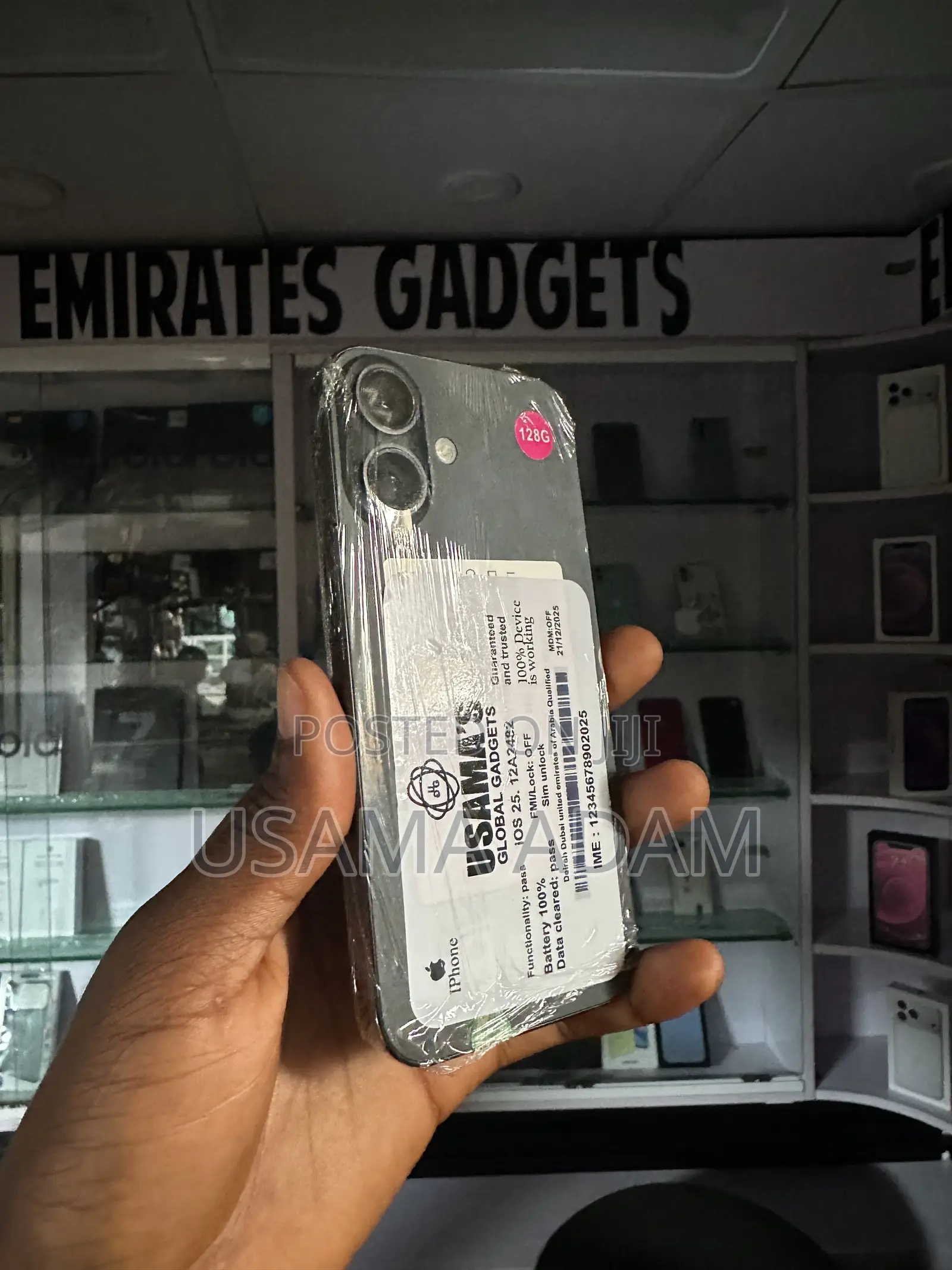 New Apple iPhone 16 128 GB Black