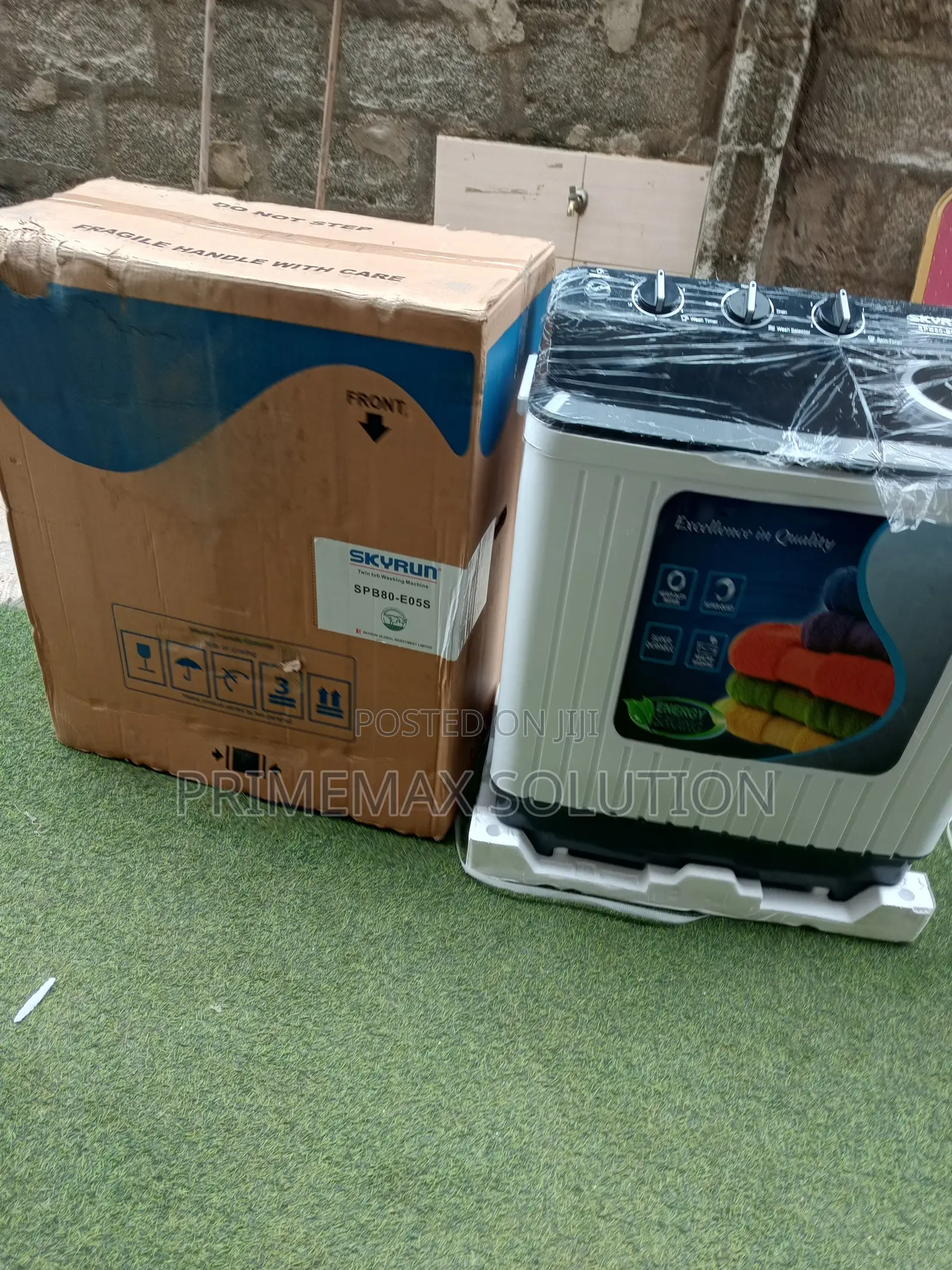 Skyrun 7kg Twin Tub Washing Machine With Powerful Motor