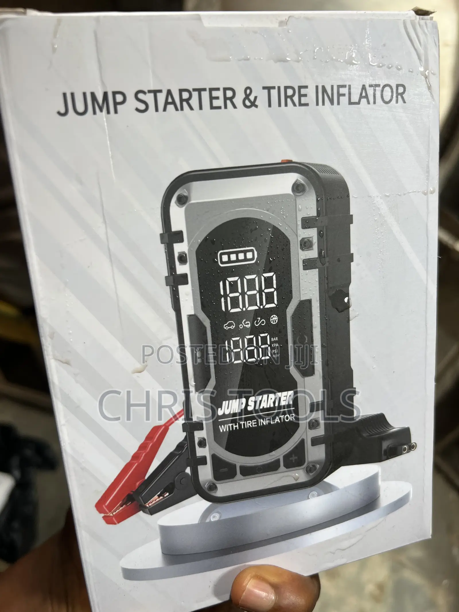 Portable Car Jump Starter Tire Inflator