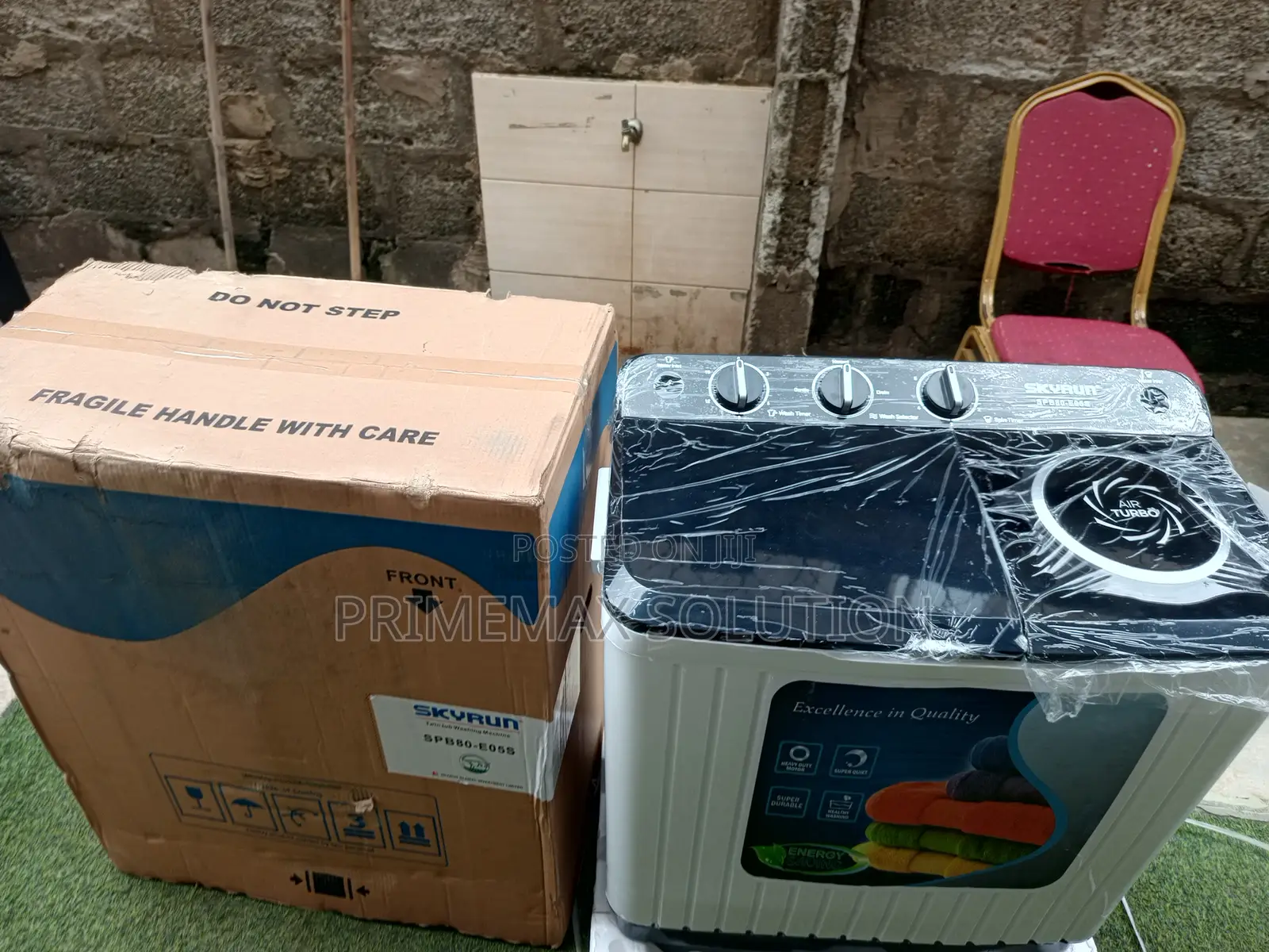 Skyrun 7kg Twin Tub Washing Machine - Fast Wash Spin