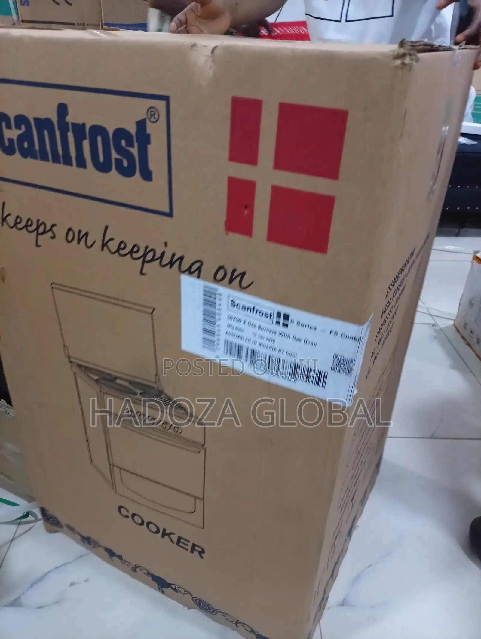 Scanfrost Four Burner Gas Cooker at Affordable Price