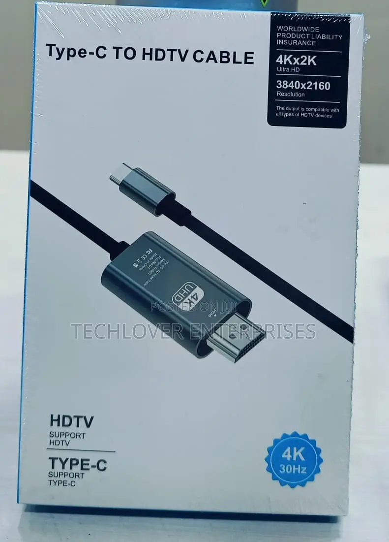 Type C To Hdmi Cable (Male To Male)