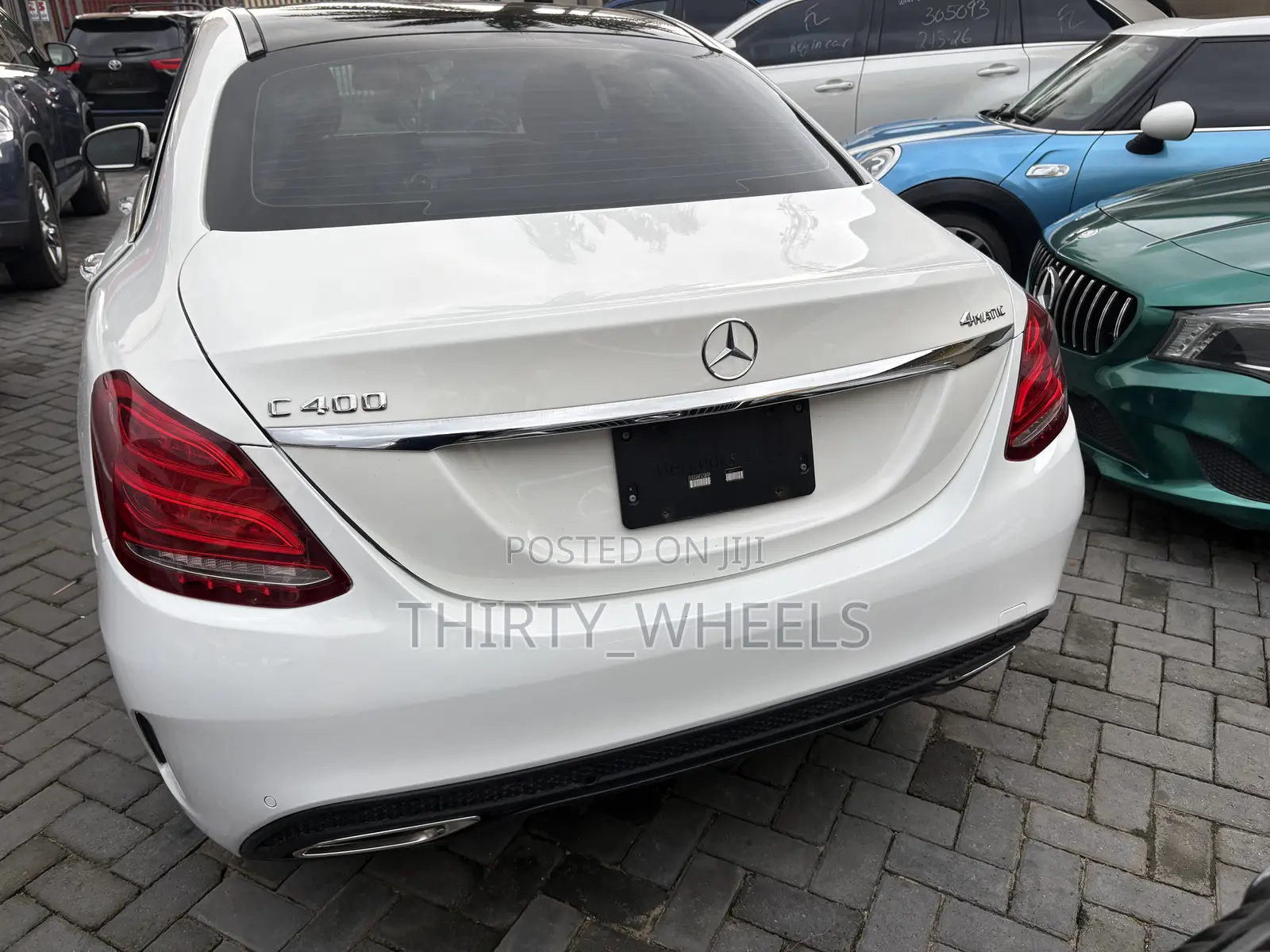 Mercedes-Benz C400 4Matic AWD Sedan (3.0L V6 7A) 2015 White