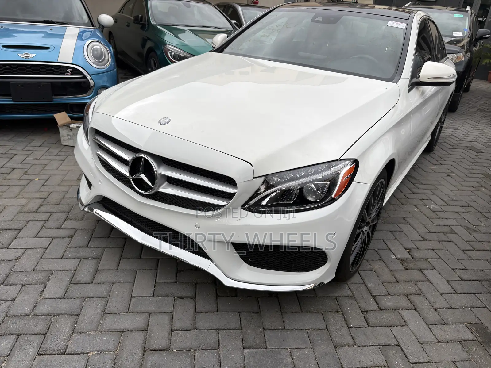 Mercedes-Benz C400 4Matic AWD Sedan (3.0L V6 7A) 2015 White