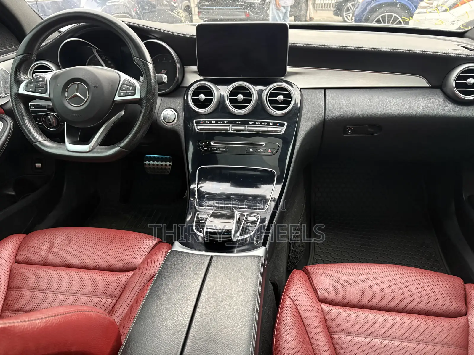 Mercedes-Benz C400 4Matic AWD Sedan (3.0L V6 7A) 2015 White