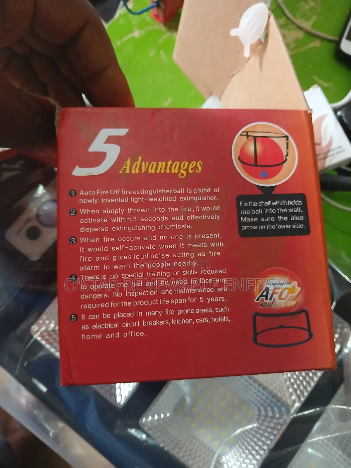 Afo Self Activating Fire Extinguisher Ball