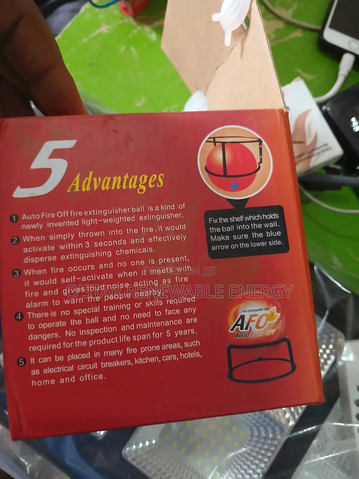 Afo Self Activating Fire Extinguisher Ball
