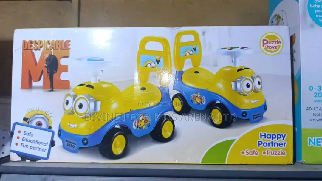 Minion Ride-on Car With Music for Toddlers