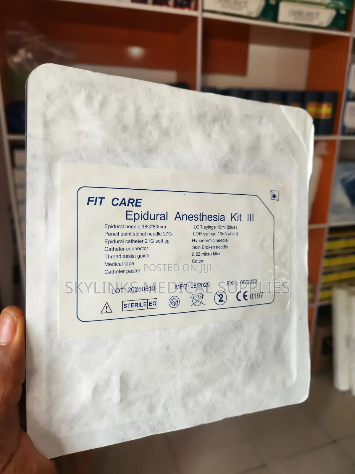 Epidural Anesthesia Kit