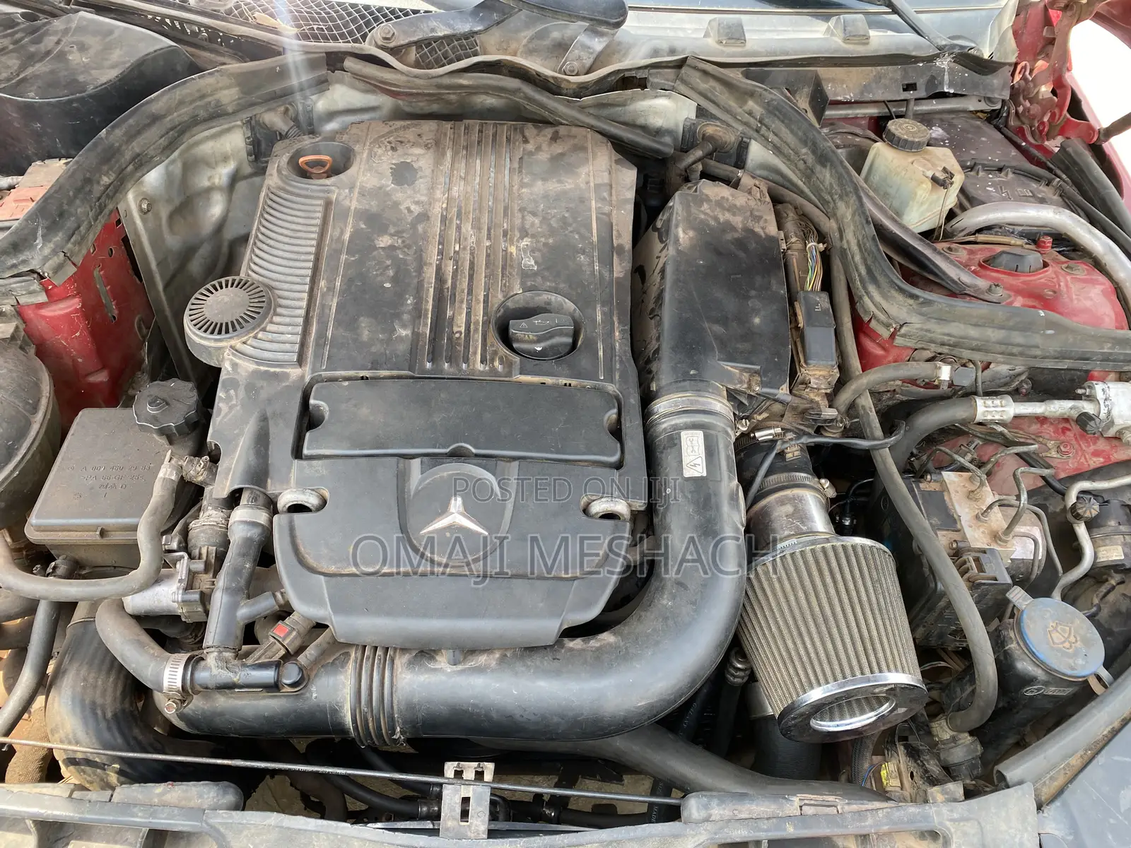 Mercedes-Benz C250 2013 Red