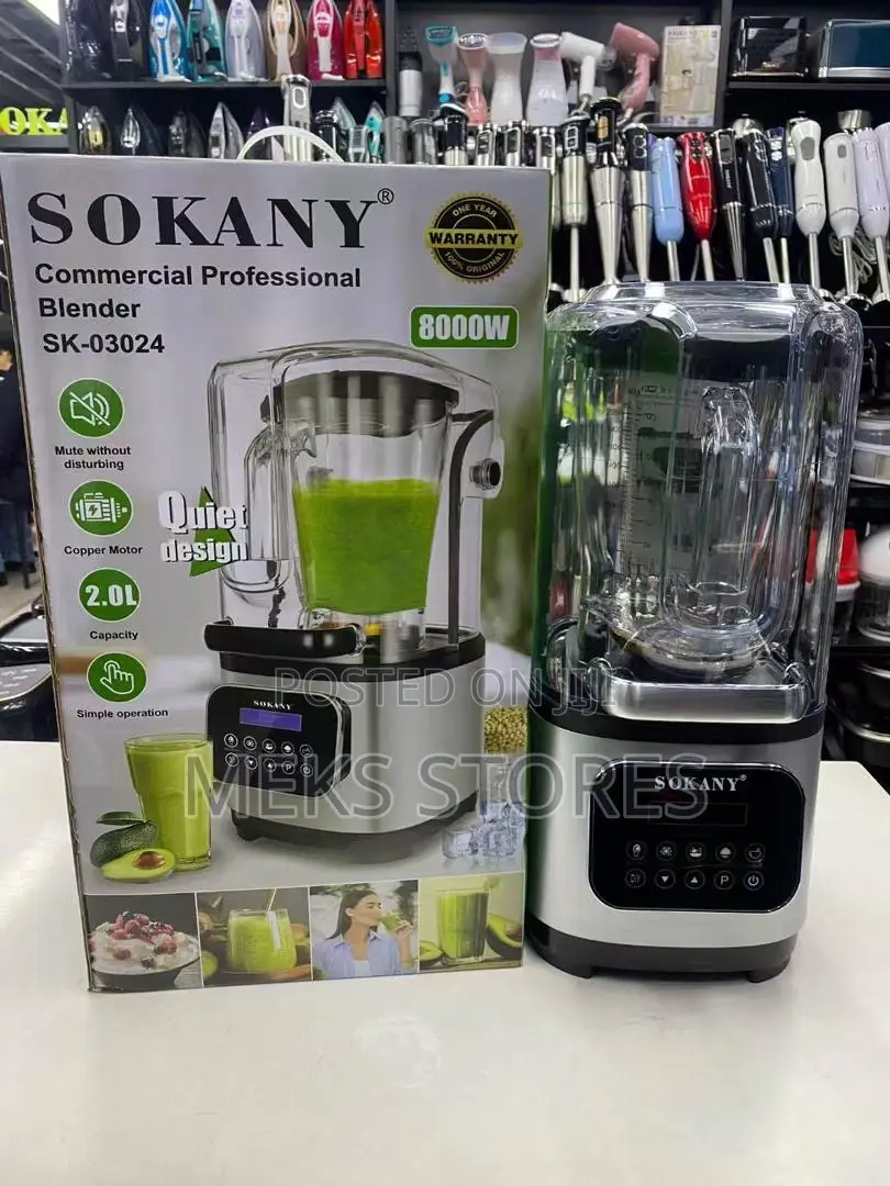 Sokany Commercial Professional Soundproof Blender