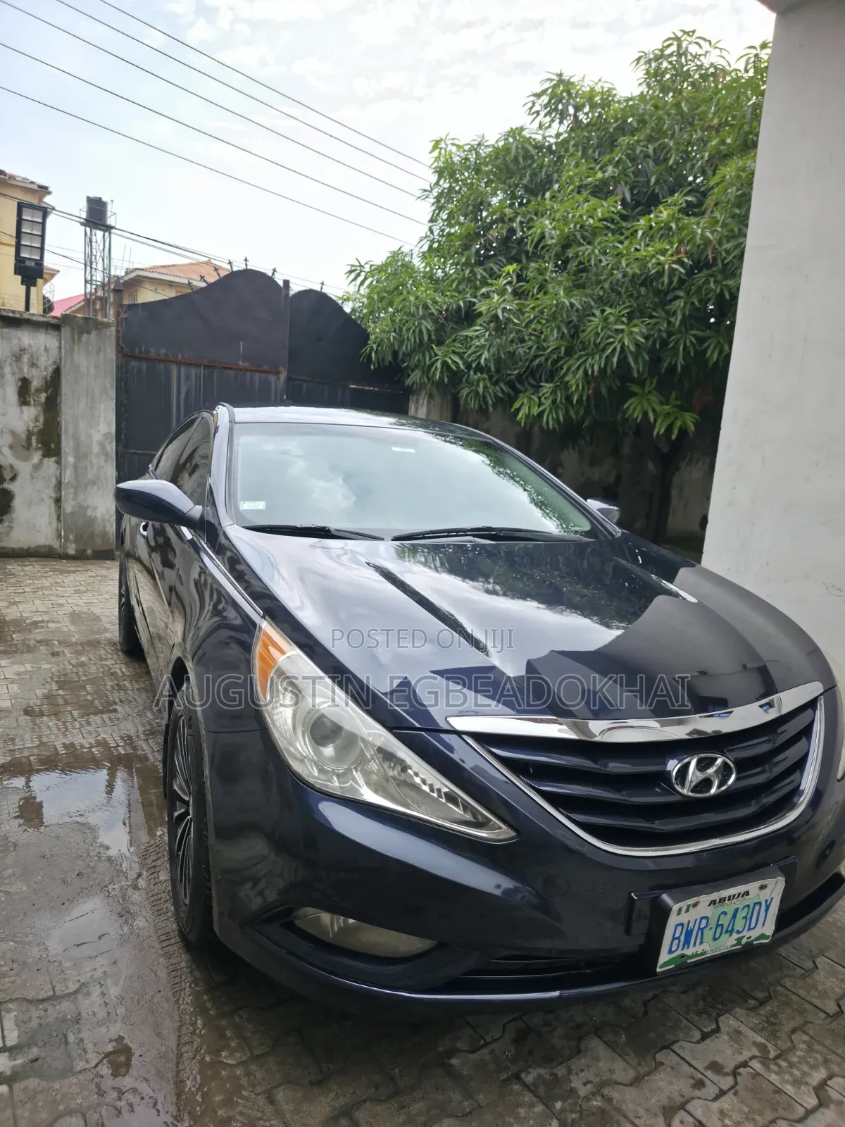 Hyundai Sonata 2012 Blue
