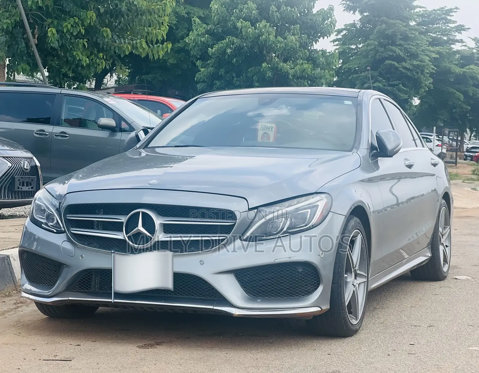 Mercedes-Benz C400 4Matic AWD Sedan (3.0L V6 7A) 2015 Gray