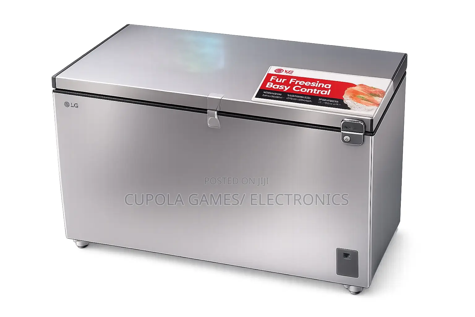 Lg Chest Freezer 243 L- Stainless Steel Deep Freezer | New | Fastfreez