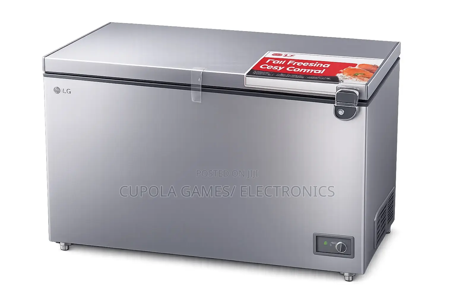 Lg Chest Freezer 243 L- Stainless Steel Deep Freezer | New | Fastfreez