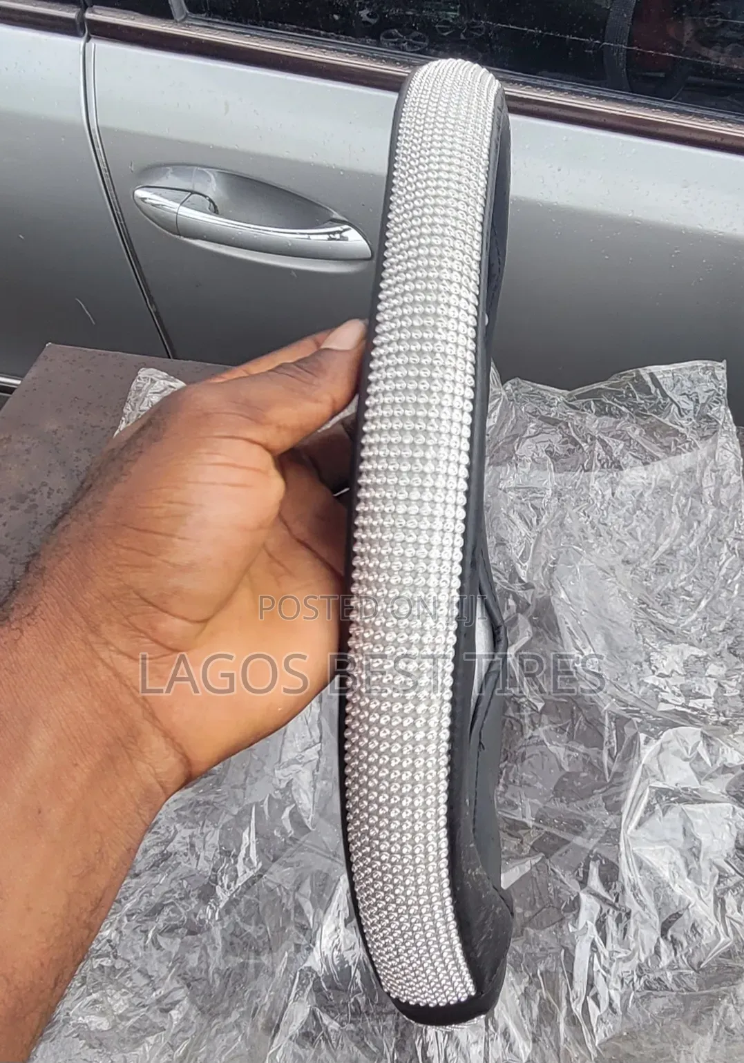 Premium Luxury Bling Rhinestone Steering Wheel Cover