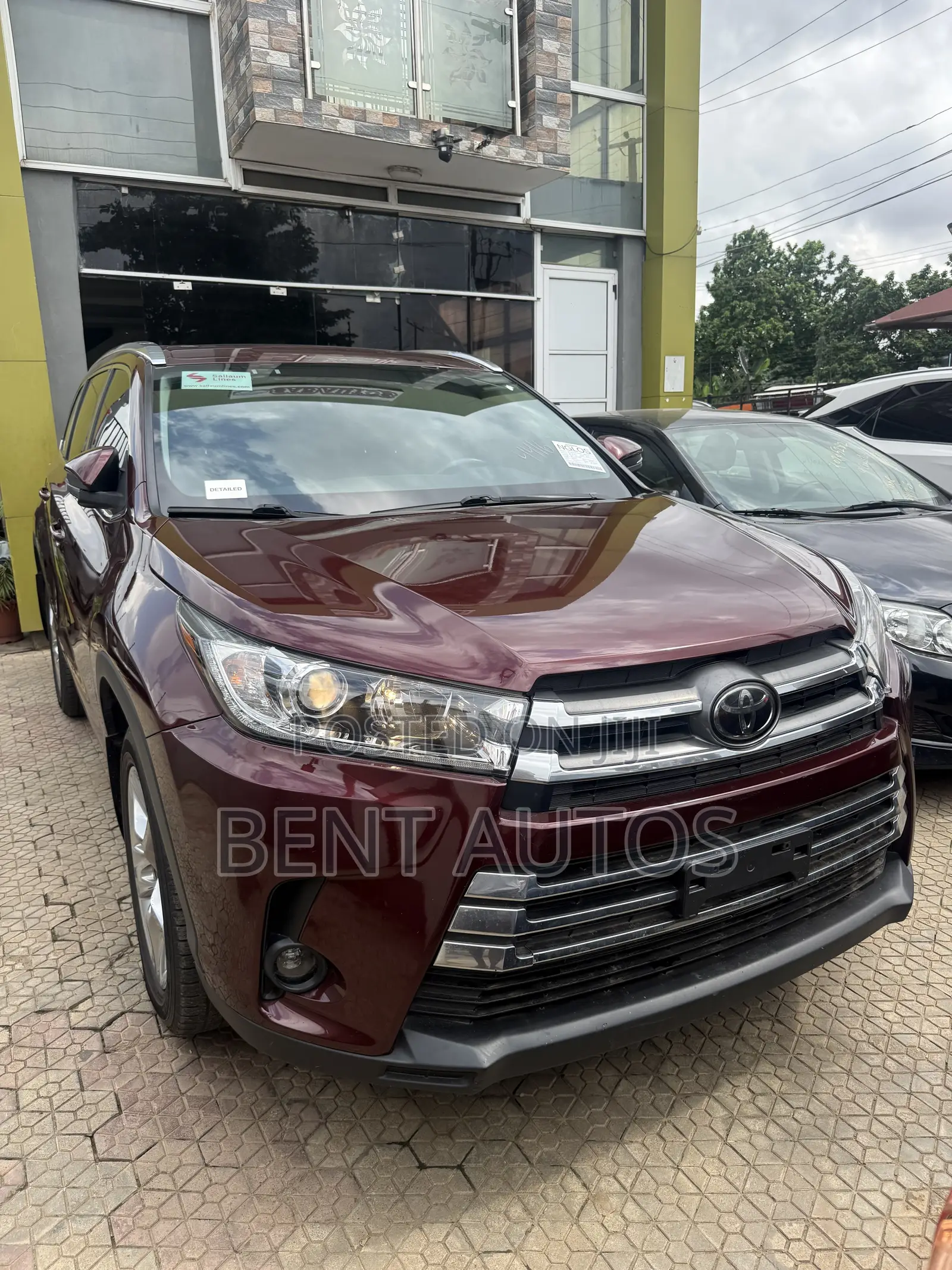 Toyota Highlander Limited 2019 Burgundy