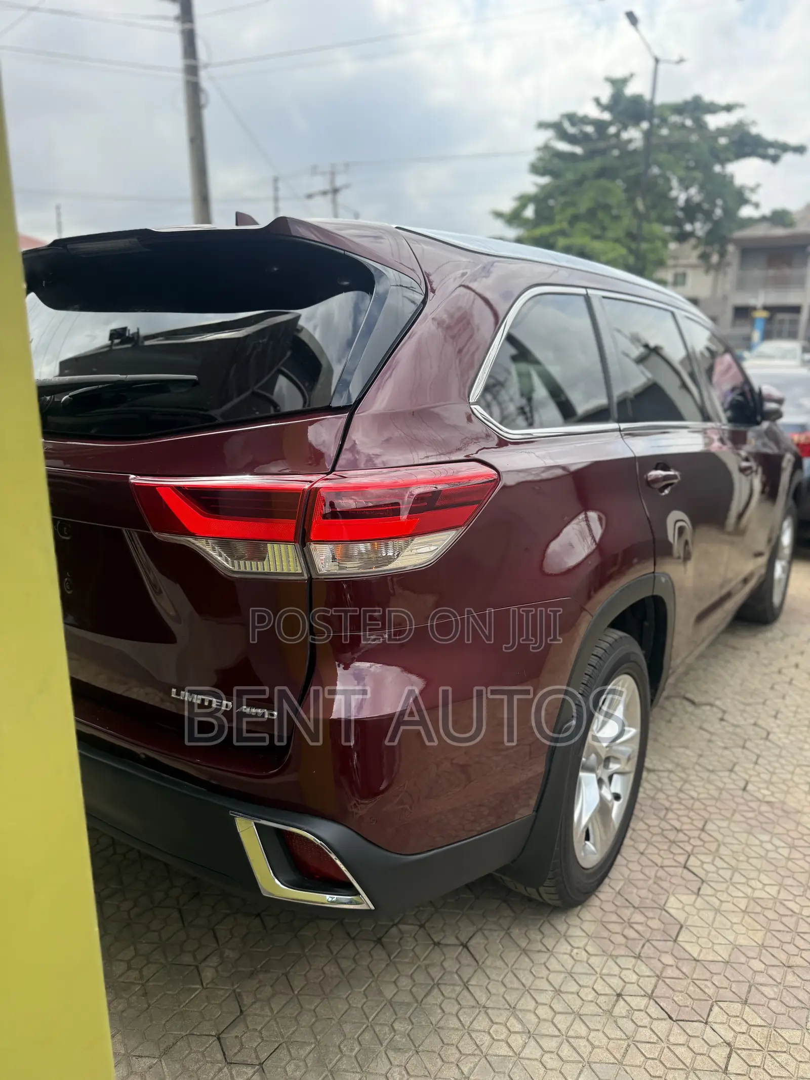 Toyota Highlander Limited 2019 Burgundy