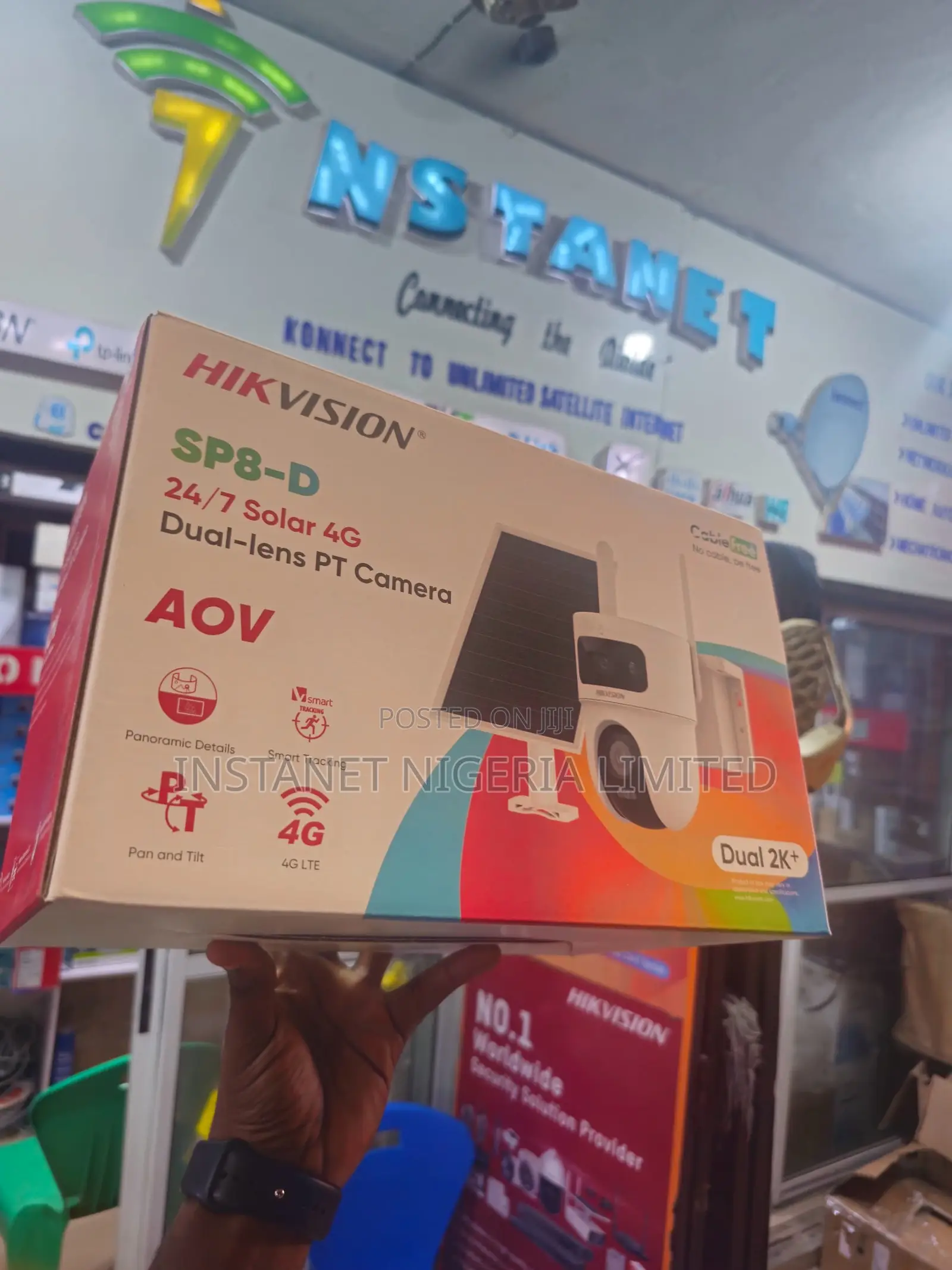 Hikvision Sp8-D Dual-Lens Aov 4g Solar Powered Camera