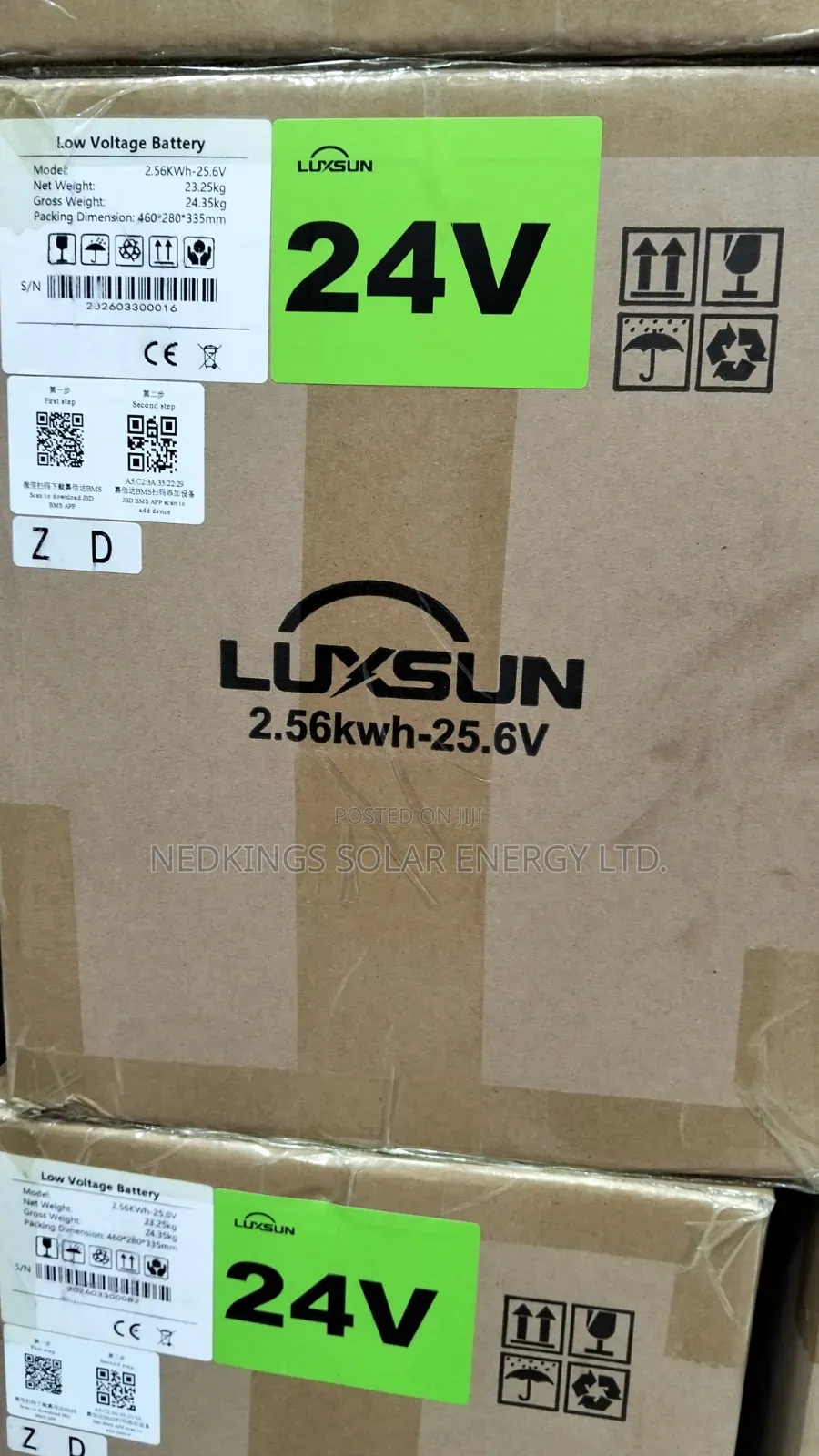 2.5kwh 24v Luxsun Lithium Battery