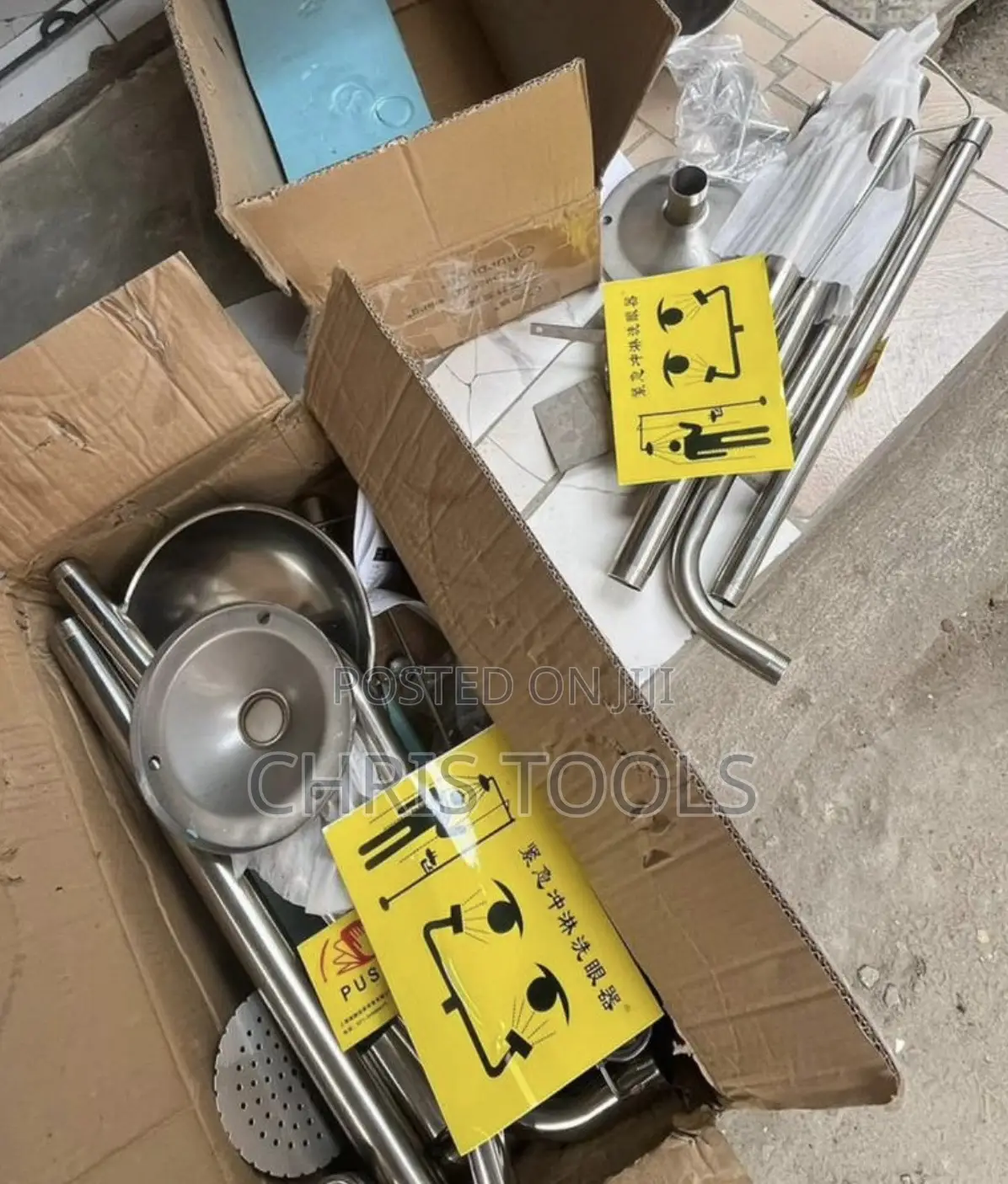 Stainless Eye Wash Station