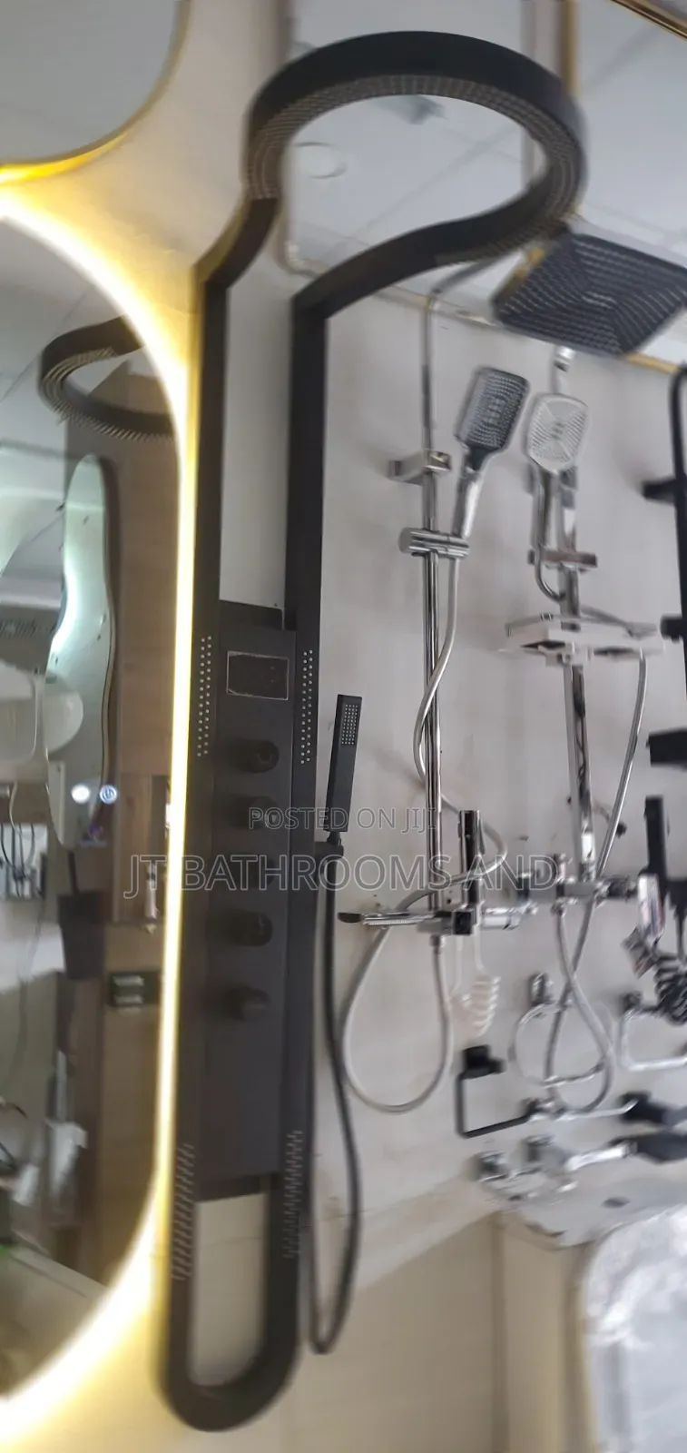 Luxury Smart Surface Shower With Water Thermometer 