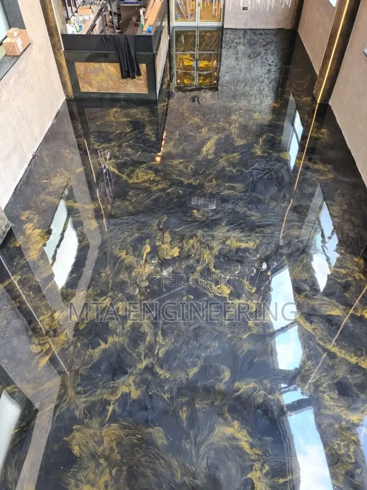 Poetry Polythene Floor Epoxy Tails