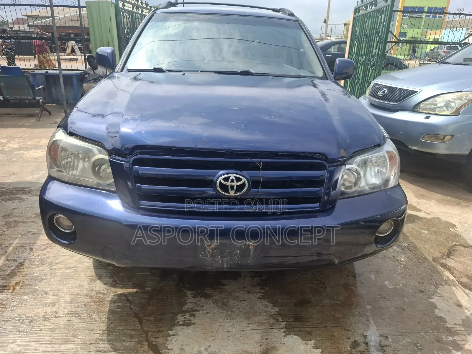 Toyota Highlander V6 2005 Blue