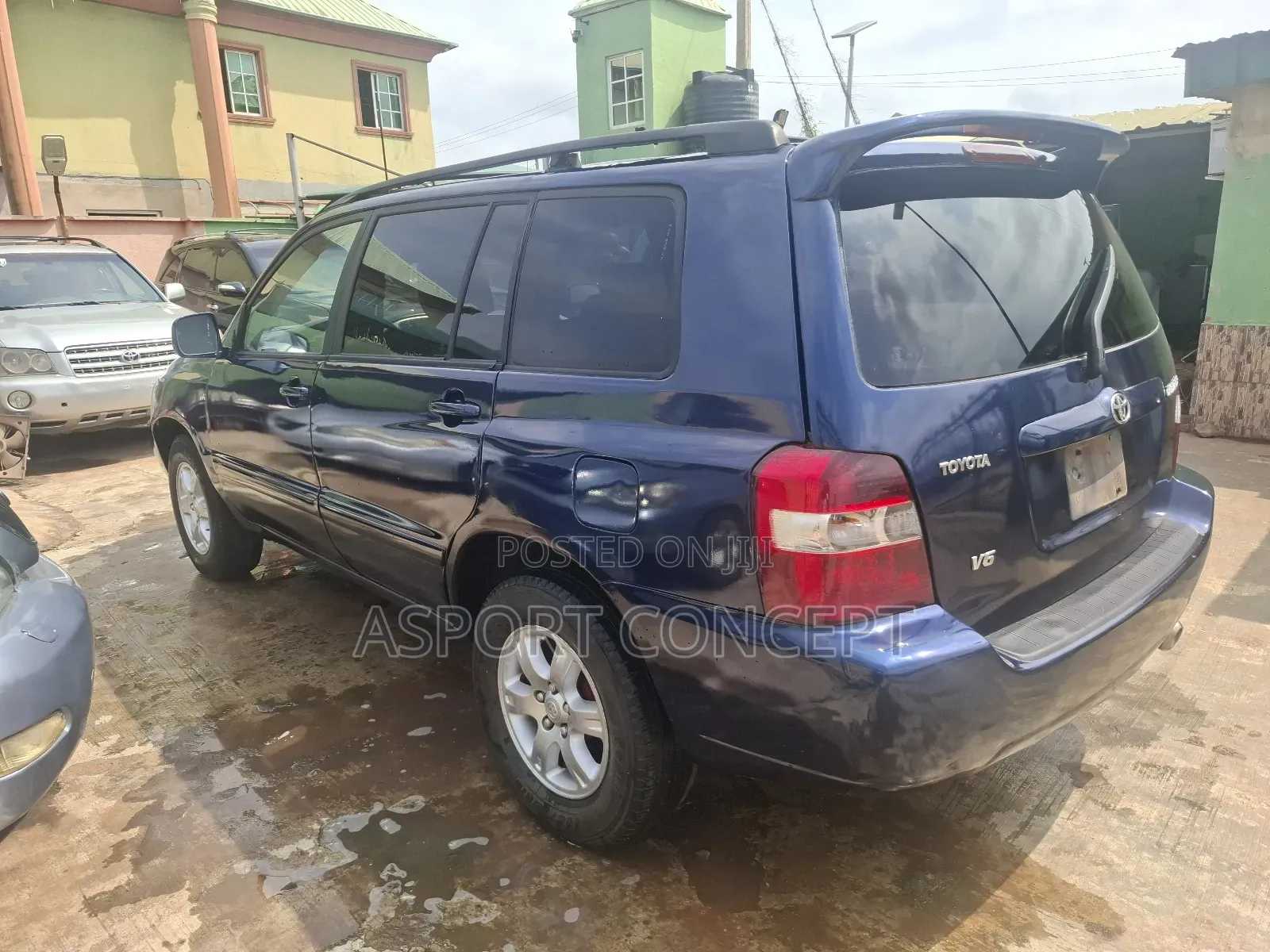Toyota Highlander V6 2005 Blue