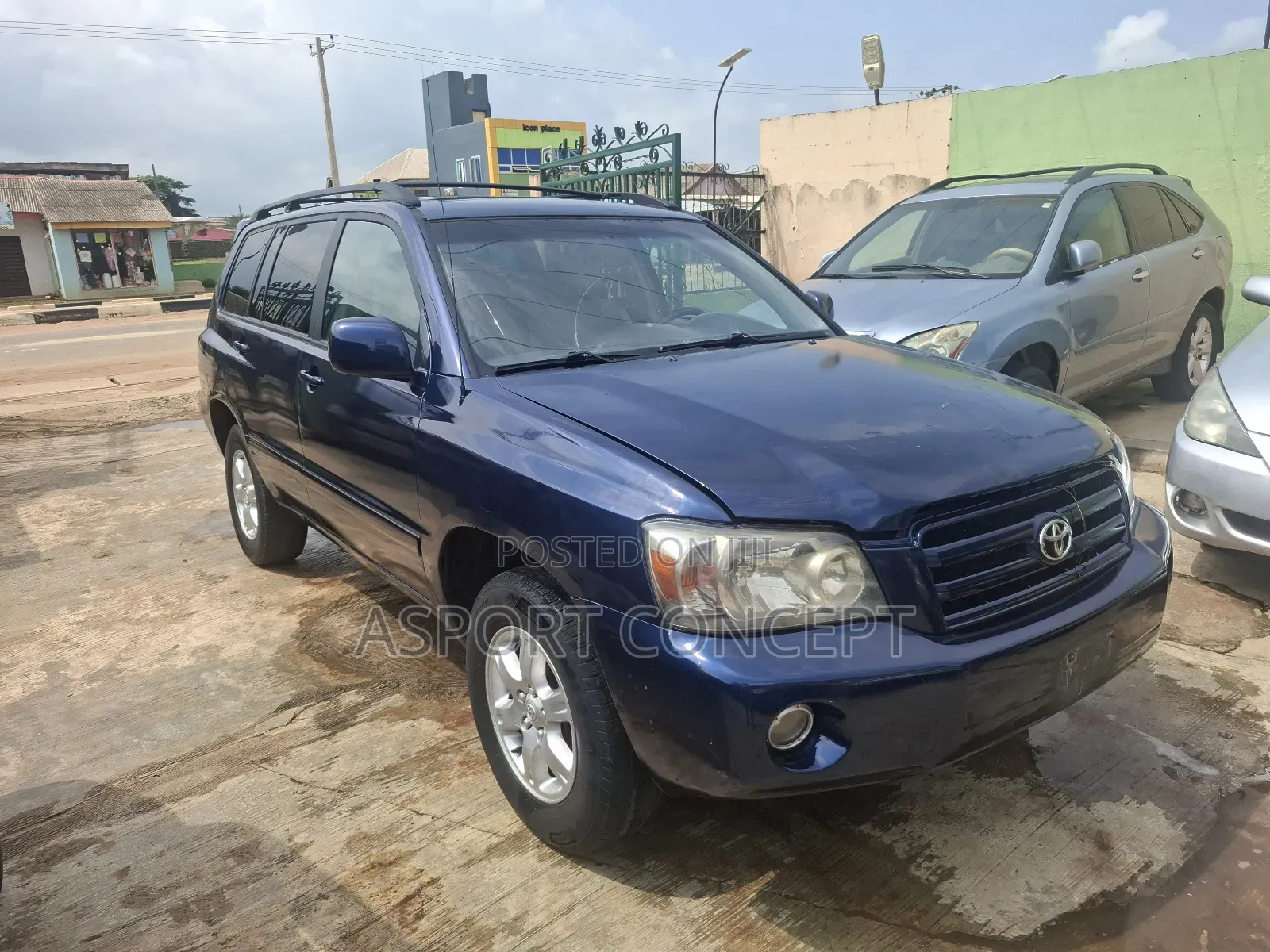 Toyota Highlander V6 2005 Blue