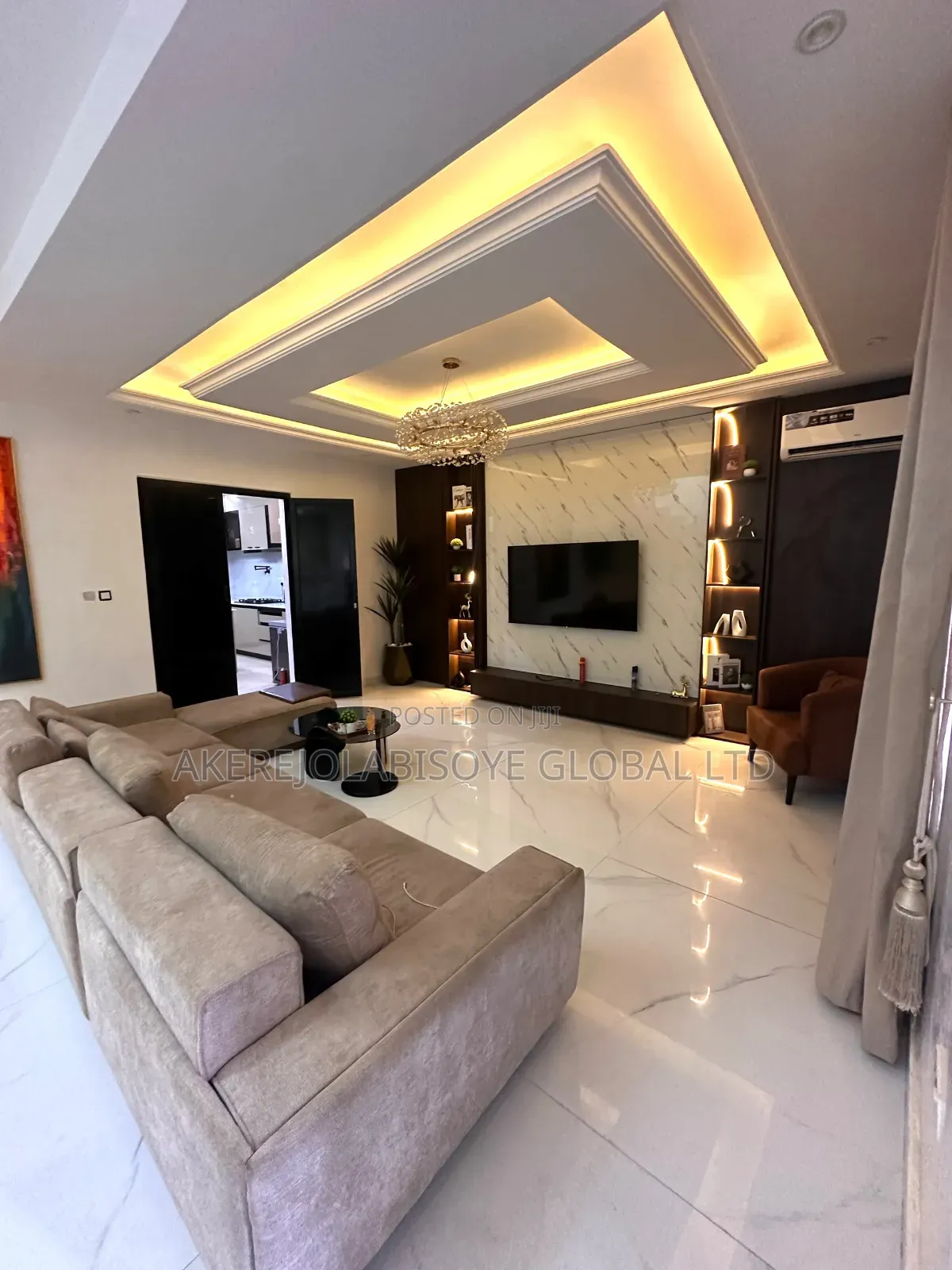Furnished 3bdrm Duplex in In An Estate, Life Camp for rent
