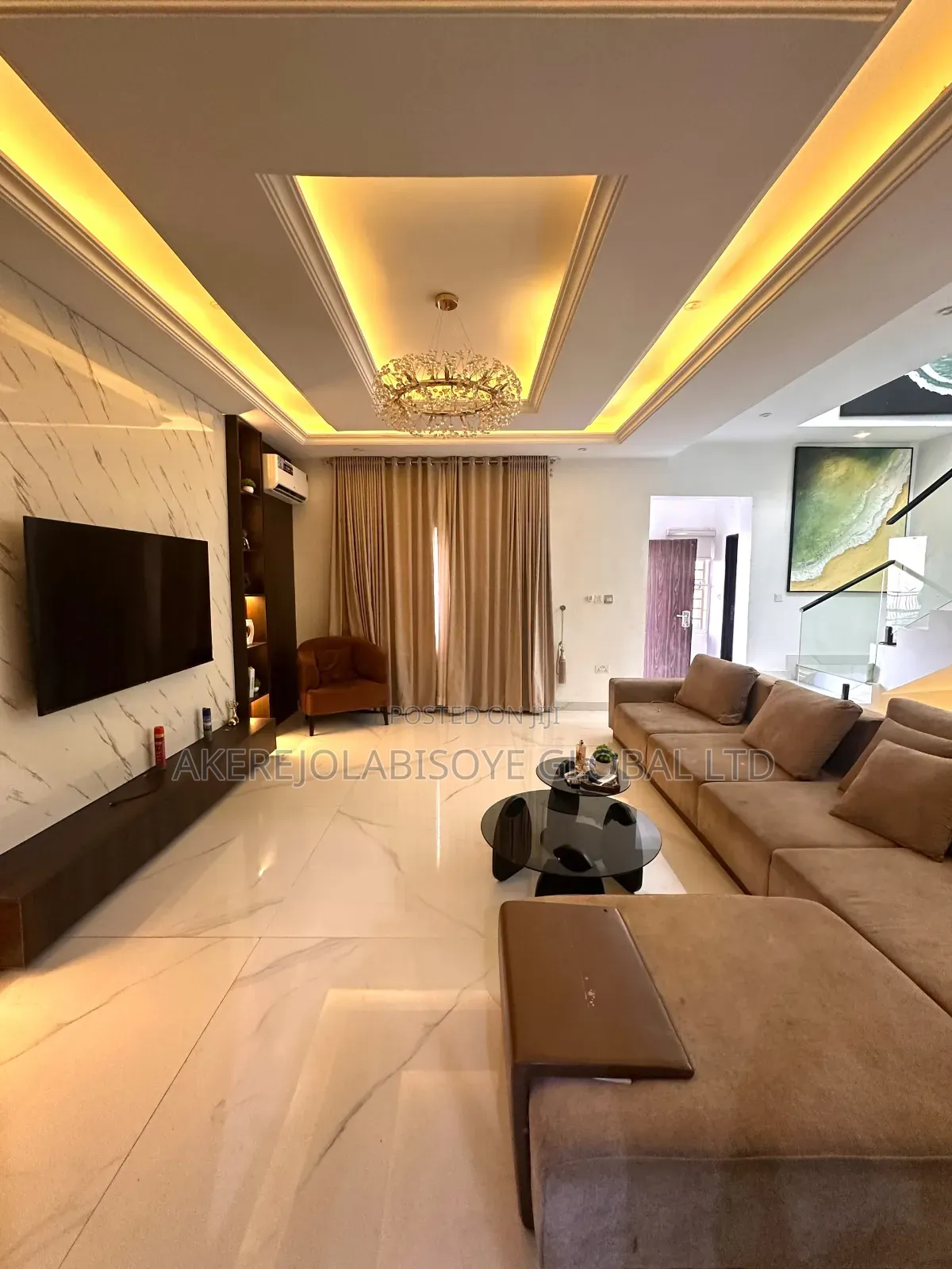 Furnished 3bdrm Duplex in In An Estate, Life Camp for rent