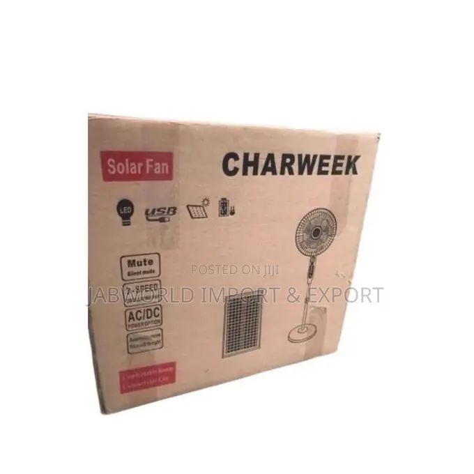 Charweek Solar 16 Inches Solar Fan