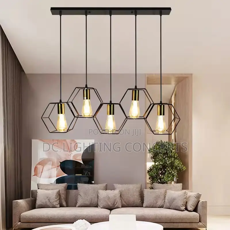 Modern Rustic Antique Metal Pendant Light.