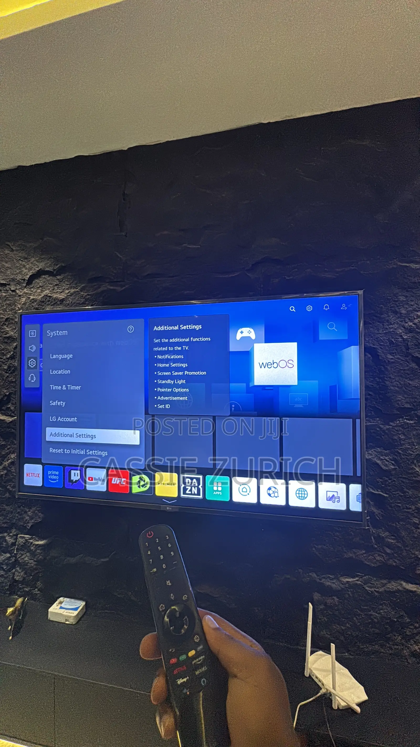 Lg 65inches Smart Flat Screen Barely Used