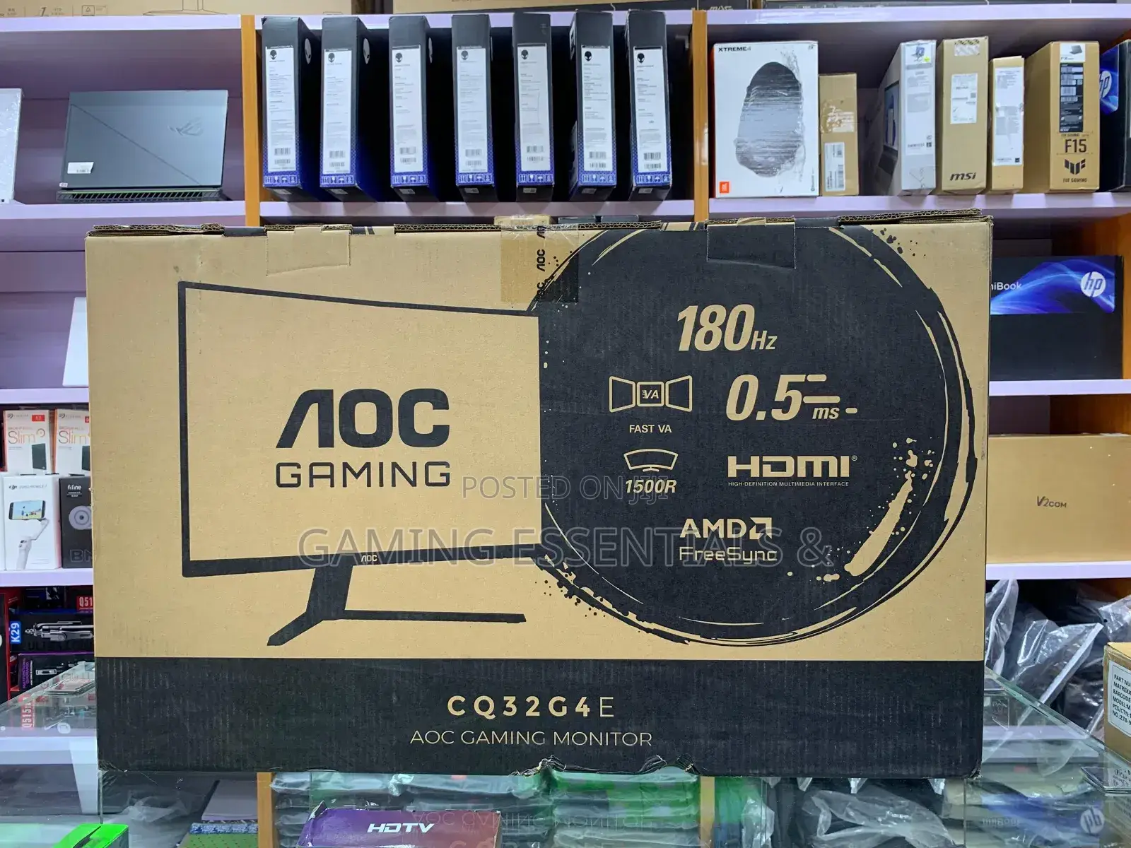 Aoc 32" 180hx Curved Gaming Monitor