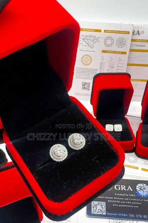 VVS Moissanite Diamond Earrings