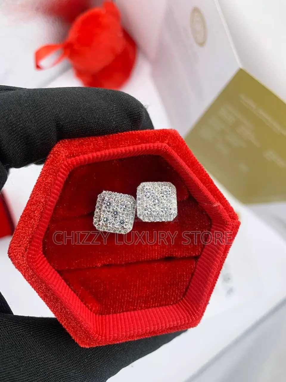 VVS Moissanite Diamond Earrings
