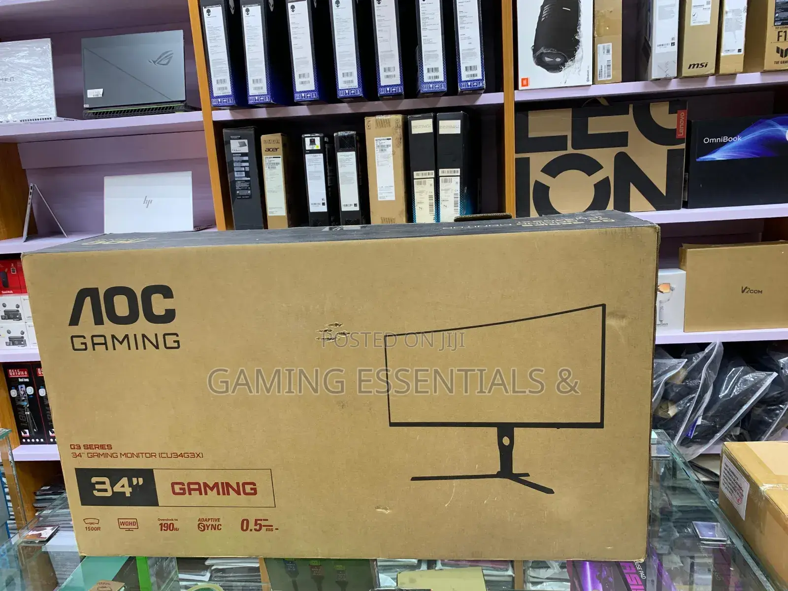 Aoc 34" 190hz Curved Gaming Monitor