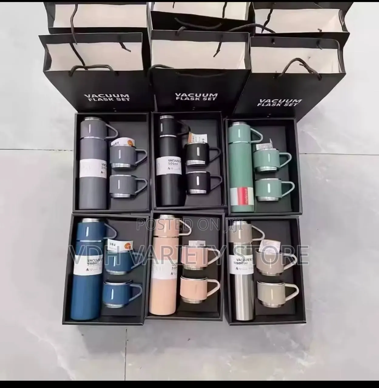 High Quality 3in1 Stainless Steel Vacuum Flask 500ml