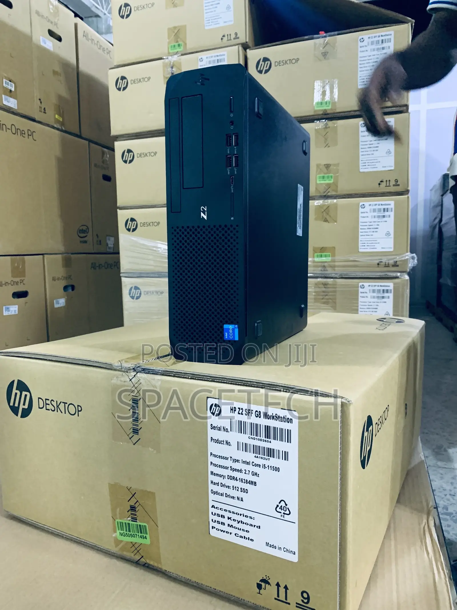 New Desktop Computer HP Z2 G5 SFF 16GB Intel Core i5 SSD 256GB