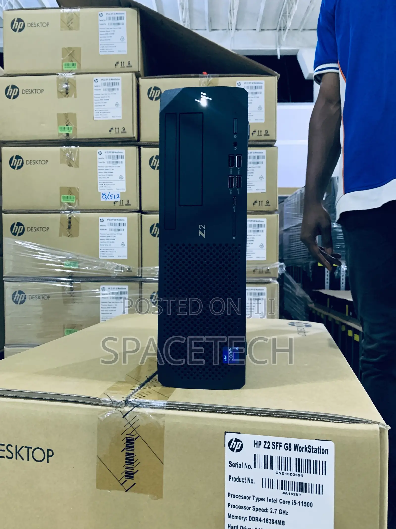 New Desktop Computer HP Z2 G5 SFF 16GB Intel Core i5 SSD 256GB