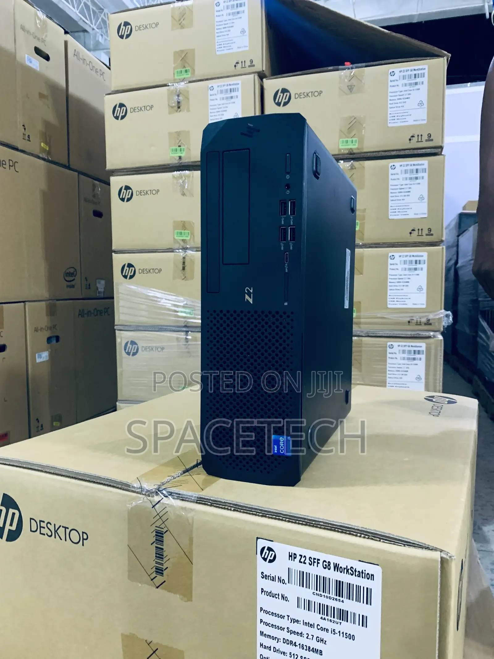 New Desktop Computer HP Z2 G5 SFF 16GB Intel Core i5 SSD 256GB