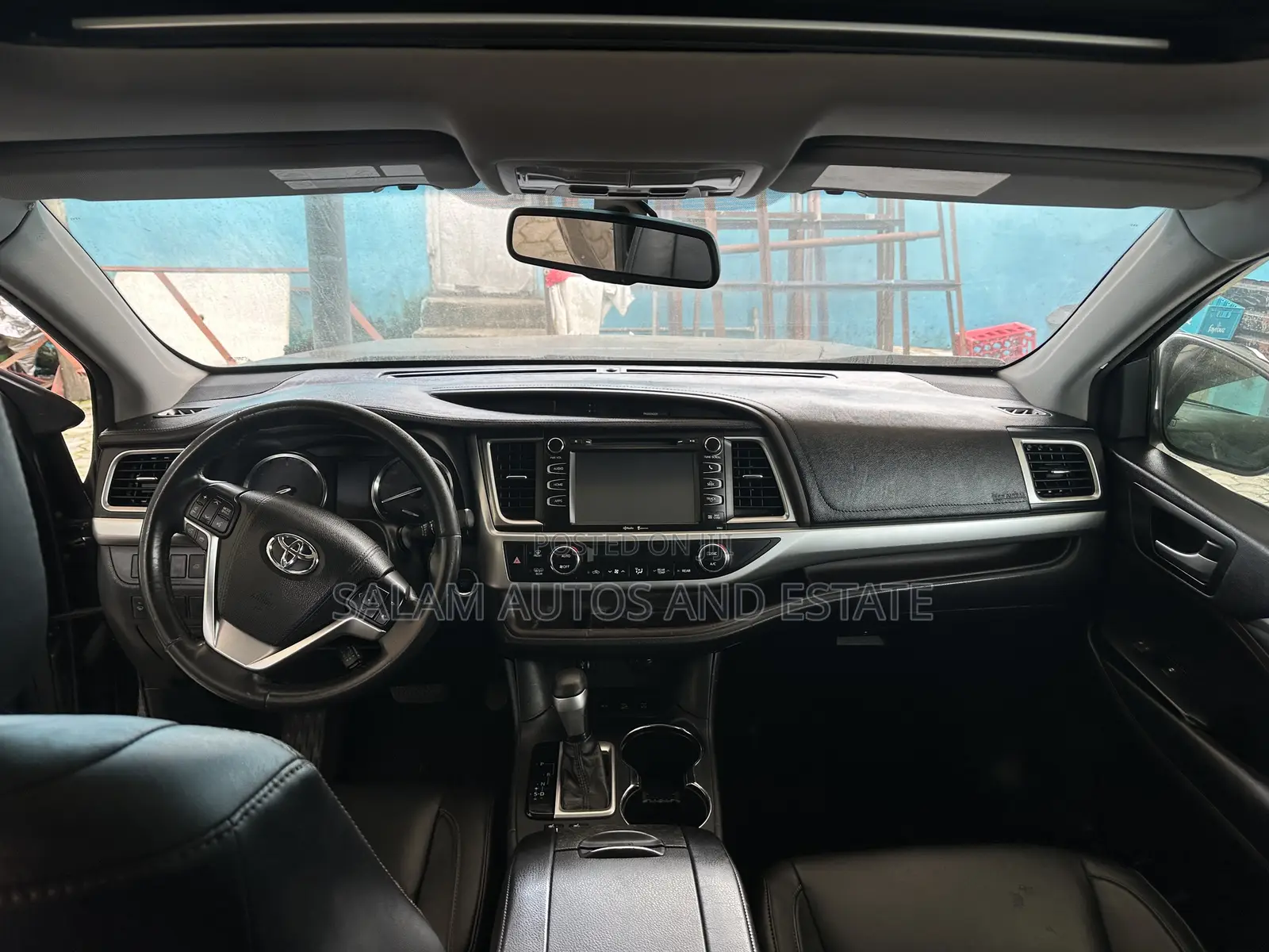 Toyota Highlander XLE V6 4x4 (3.5L 6cyl 6A) 2016 Black