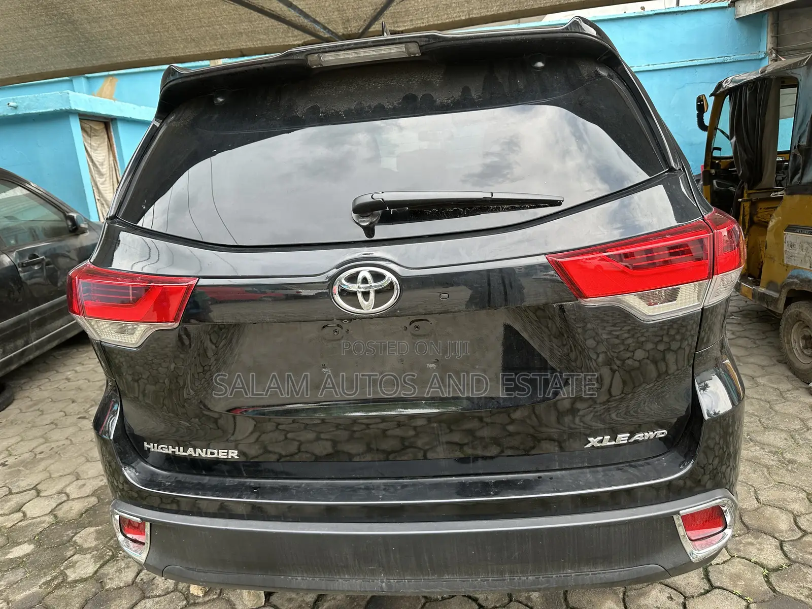 Toyota Highlander XLE V6 4x4 (3.5L 6cyl 6A) 2016 Black